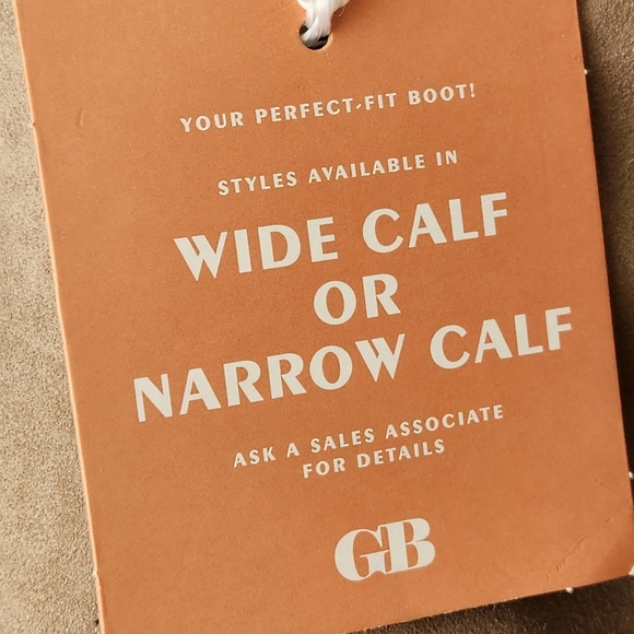 Gianni Bini heeled boots 9.5 beige suede CatWalk knee high snip toe tall new$130 - Picture 4 of 16